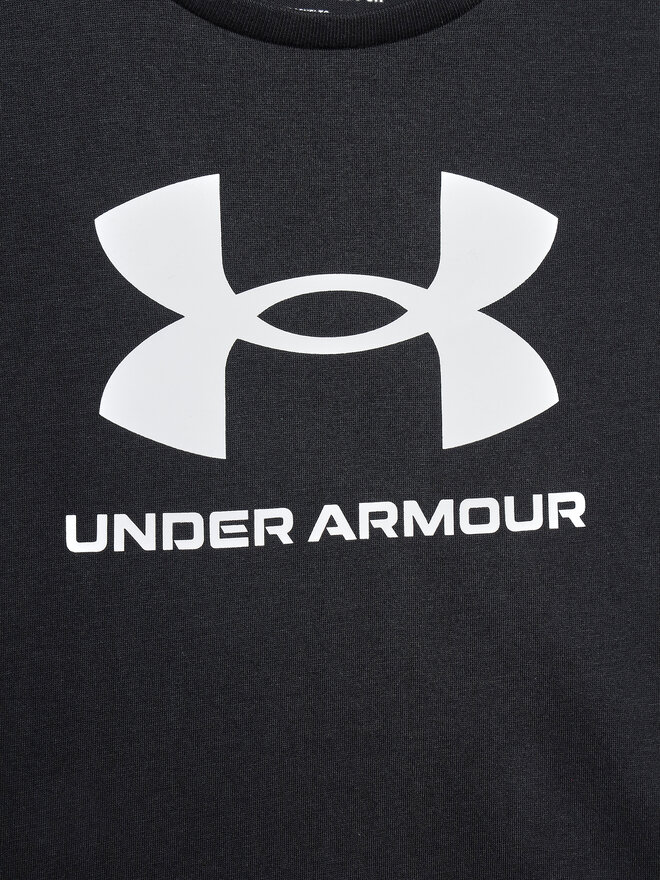 Under Armour Under Armour Marškinėliai Ua Sportstyle Logo Ss 1361182 Juoda Loose Fit