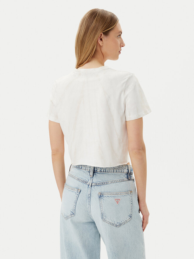 Guess Guess Marškinėliai V5GI19 I3Z14 Écru Regular Fit