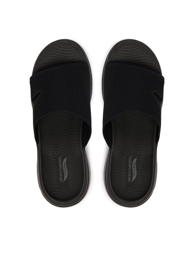 Skechers Pantoletten Skechers Go Walk Arch Fit 140274/BBK Schwarz
