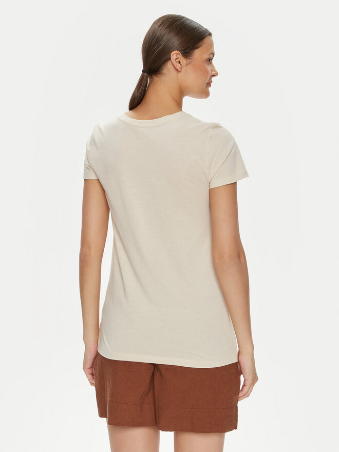 Gap Gap Marškinėliai 842000-46 Smėlio Regular Fit