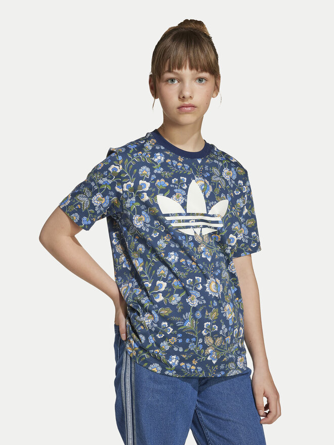 adidas adidas Camiseta Liberty London JV7818 Azul marino Loose Fit