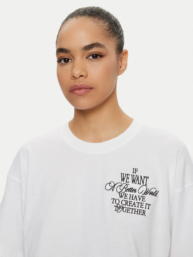 Champion Champion T-Shirt 117473 Weiß Loose Fit