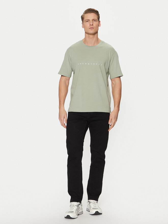 Jack&Jones Jack&Jones Marškinėliai Star 12234746 Žalia Relaxed Fit