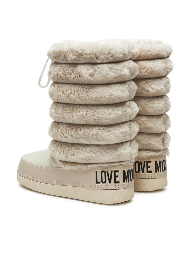 LOVE MOSCHINO Sněhule LOVE MOSCHINO JA24312G0LISH120 Écru