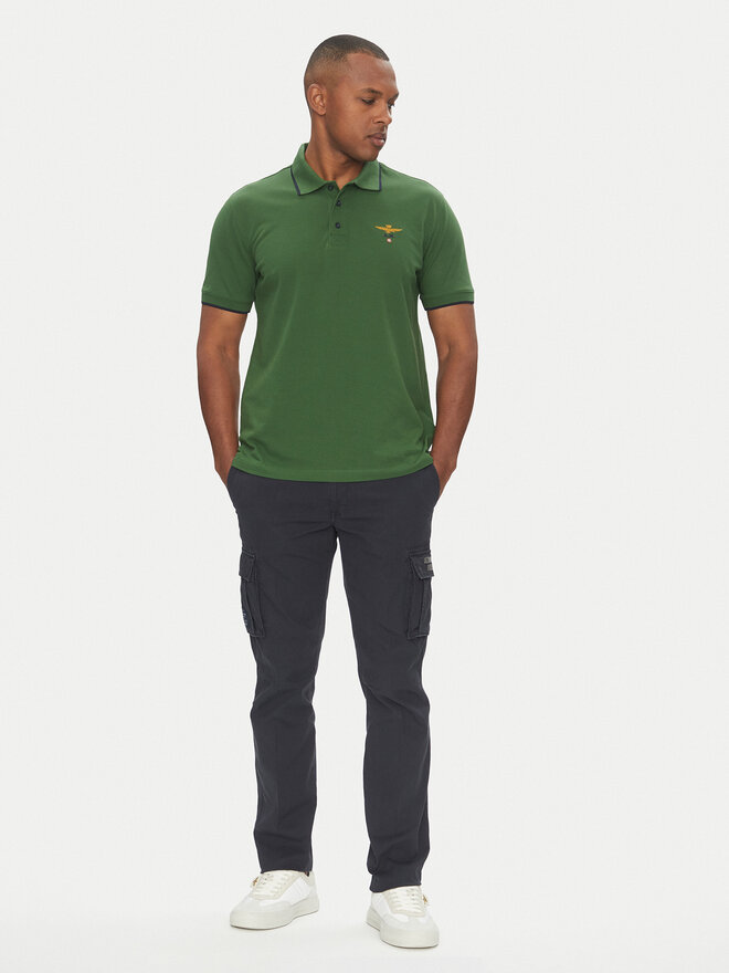 Aeronautica Militare Aeronautica Militare Poloshirt 251PO1308P82 Grün Regular Fit