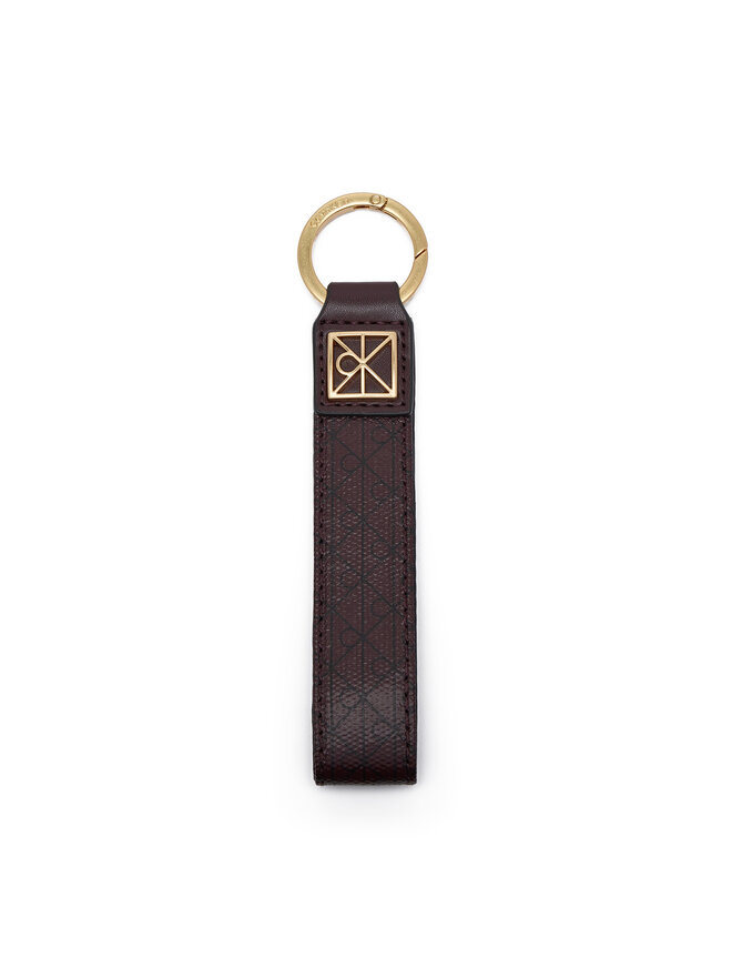 Calvin Klein Ключодържател Calvin Klein Emblem Aop Key Fob LV04F1099G Бордо