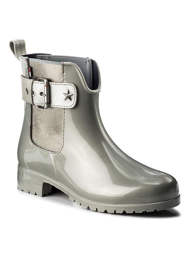 Gummistiefel Tommy Hilfiger Oxley 14V3 FW0FW02629 Silberfarben eschuhe