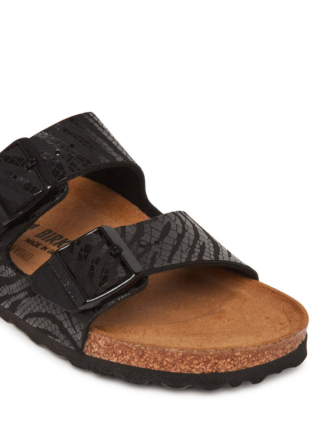 Birkenstock Nazouváky Birkenstock Arizona zebra 1029560 Černá