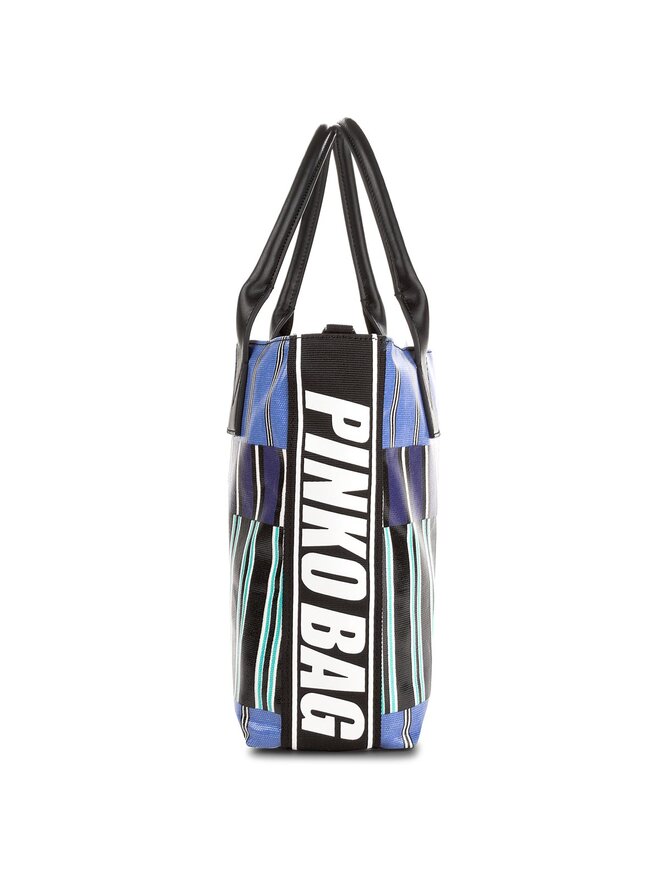 PINKO Ročna torba Pinko Bavosa Shopping Piccola PE 18 PLT01 1H20DX Y4CV Mornarsko modra