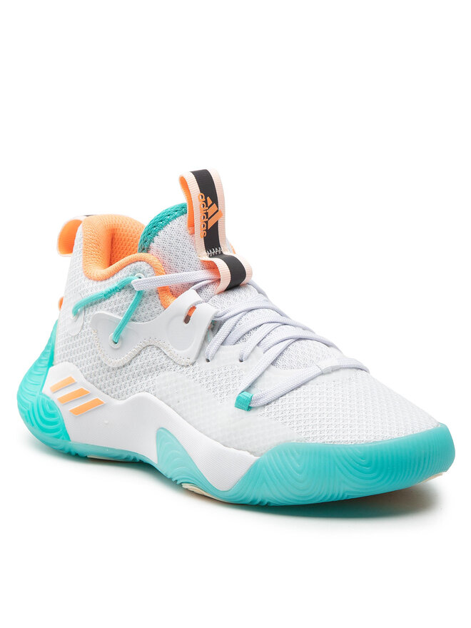 Снікерcи adidas Harden Stepback 3 J GW6575 Білий | evzuttya.com.ua
