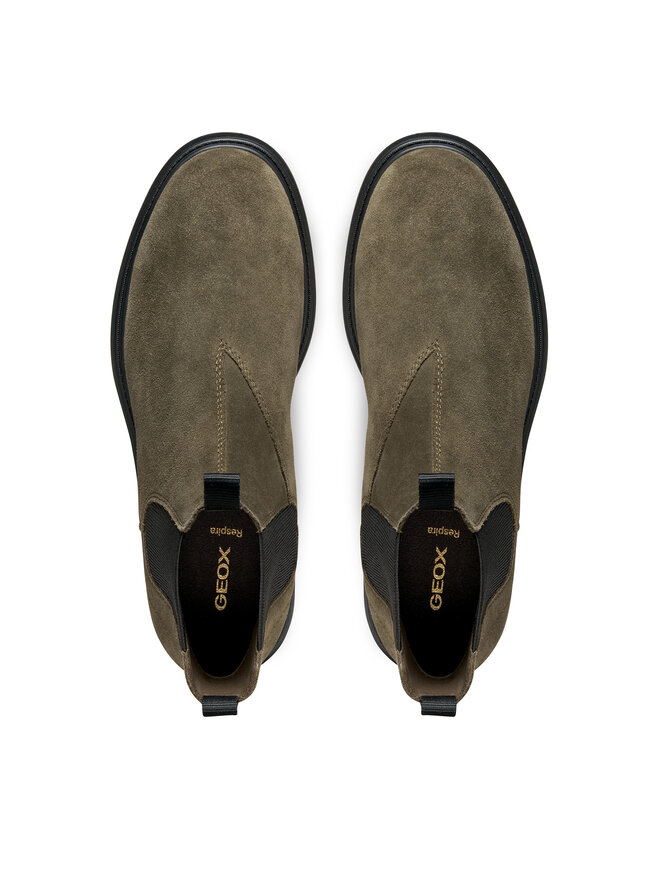 Geox Gležnjarji Chelsea Geox U Spherica Ec7 U46FRA 00022 C3009 Khaki