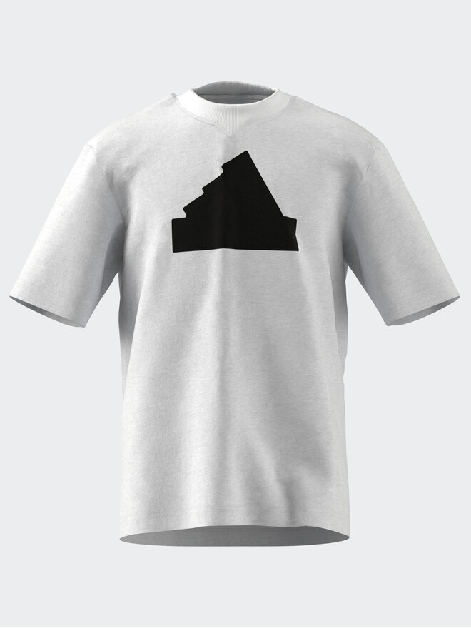 adidas adidas T-Shirt Future Icons Logo Piqué T-Shirt IK9328 Weiß Loose Fit