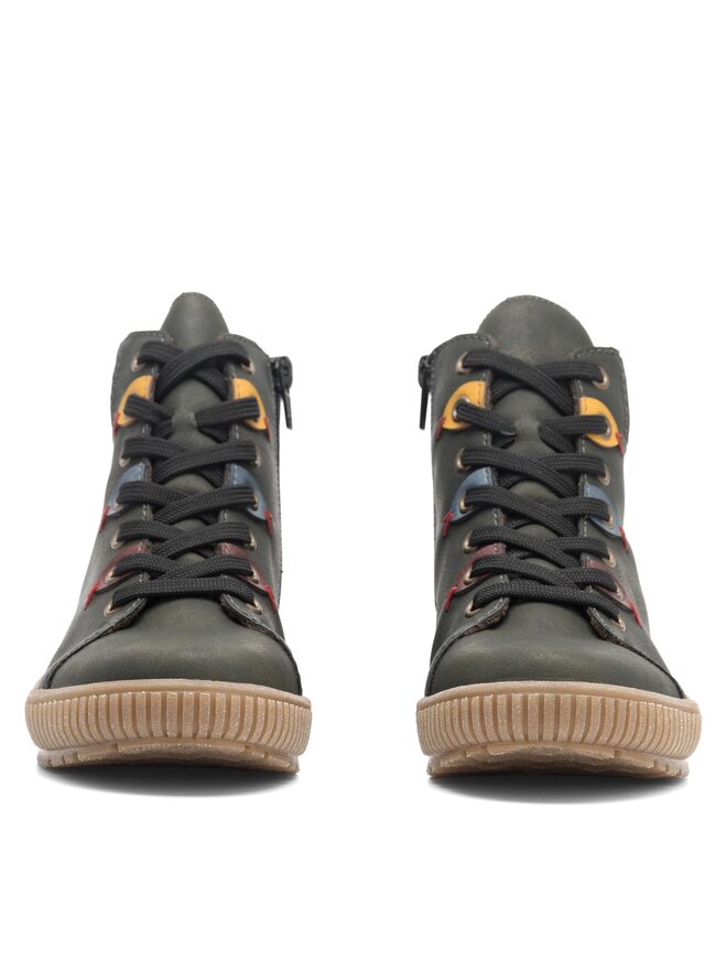 Rieker Schnürschuhe Rieker N0711-54 Grün