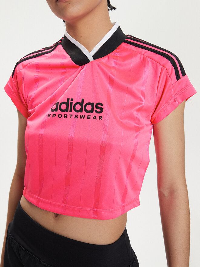 adidas adidas Póló Tiro Summer IS0727 Rózsaszín Slim Fit