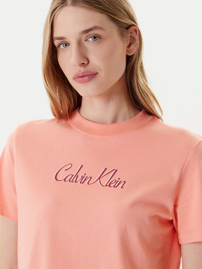 Calvin Klein Jeans Calvin Klein Jeans Póló Classic Logo LV047C854G Narancssárga Regular Fit