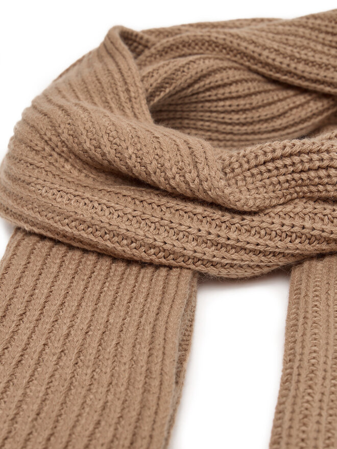 Calvin Klein Jeans Set Schal und Mütze Calvin Klein Jeans Monogram Rib Scarf Beanie Set IU0IU00638 Braun
