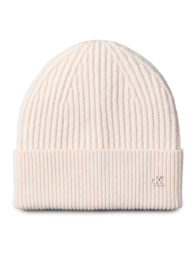 Calvin Klein Шапка Calvin Klein Ck Metal Wool Beanie LV04D8032G Екрю