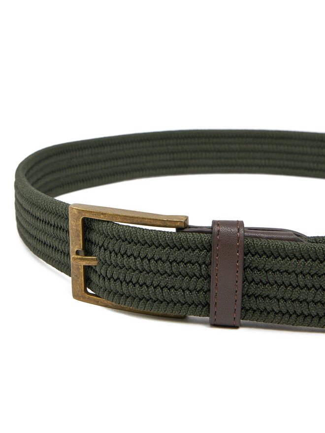 Barbour Cinturón para hombre Barbour Nevis MAC0443OL71 Verde
