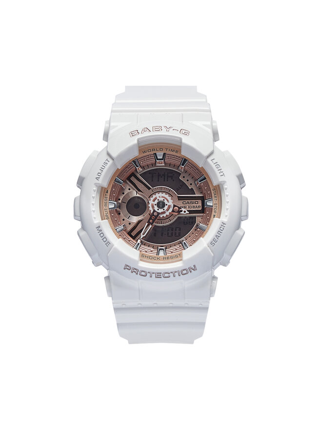 Uhr Baby G BA 110X 7A1ER WeiB eschuhe