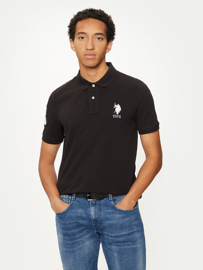 U.S. Polo Assn. U.S. Polo Assn. Pólóing MUP3313 Fekete Regular Fit