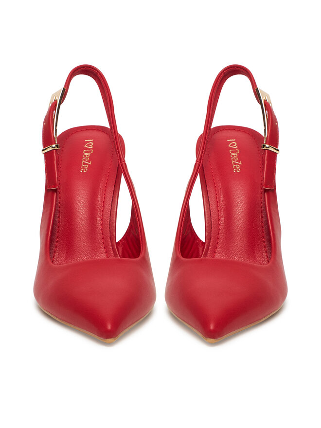 DeeZee High Heels DeeZee 6-705-8 Rot