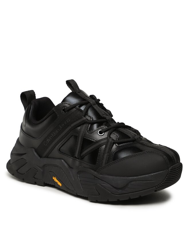 Sneakers Calvin Klein Jeans Chunky Runner Vibram Refl YM0YM00717 Schwarz eschuhe