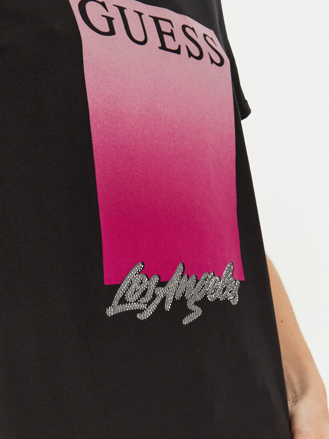 Guess Guess Camiseta W4BI30 JA914 Negro Regular Fit