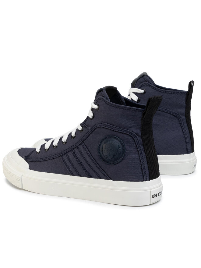 Diesel Sneakers aus Stoff Diesel S-Astico Mid Lace Y01874 P0465 T6065 Dunkelblau