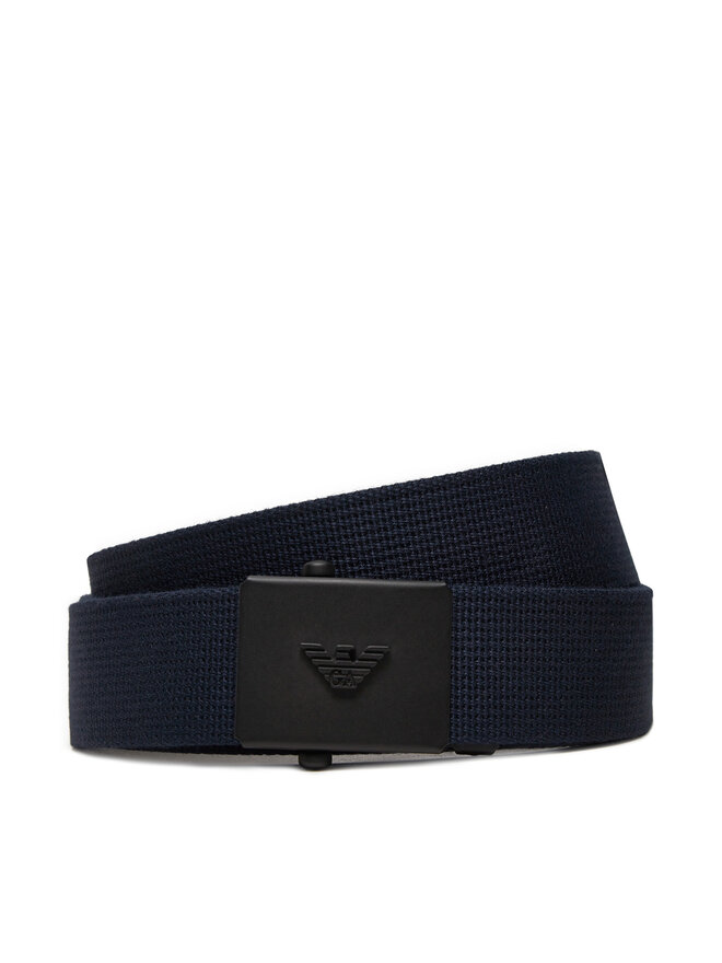 Emporio Armani Cintura da uomo Emporio Armani Y4S646 YQ65X 80814 Blu scuro