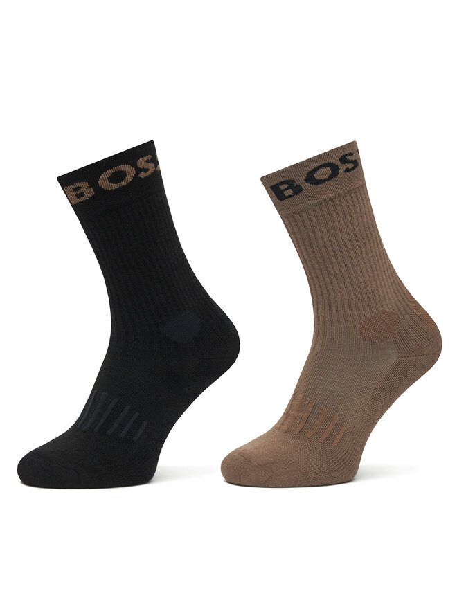 BOSS 2er-Set hohe Herrensocken BOSS 2P Rs Sport CC 50469747 Schwarz
