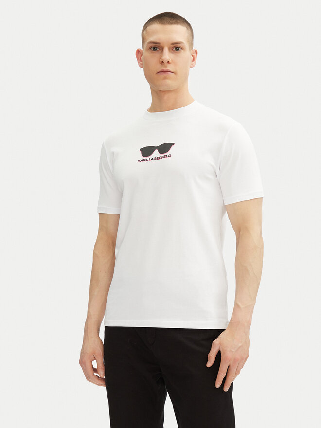 KARL LAGERFELD KARL LAGERFELD Camiseta 755400 552235 Blanco Regular Fit