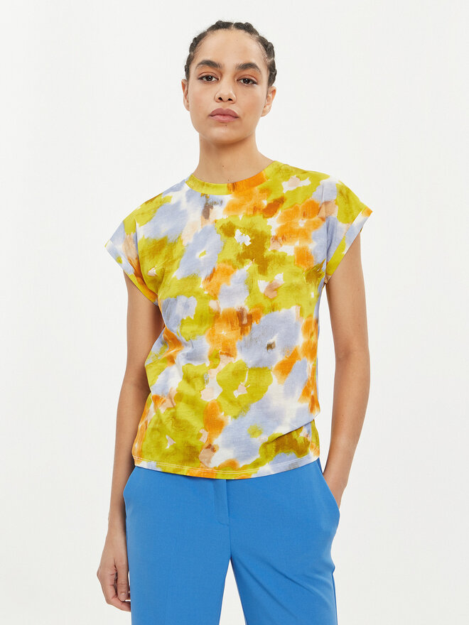 Marella Marella Camiseta Zum 2413941022 De color Regular Fit