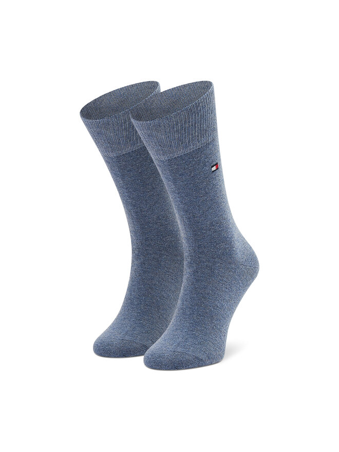 Tommy Hilfiger Комплект 2 чифта дълги чорапи детски Tommy Hilfiger 391334 Син