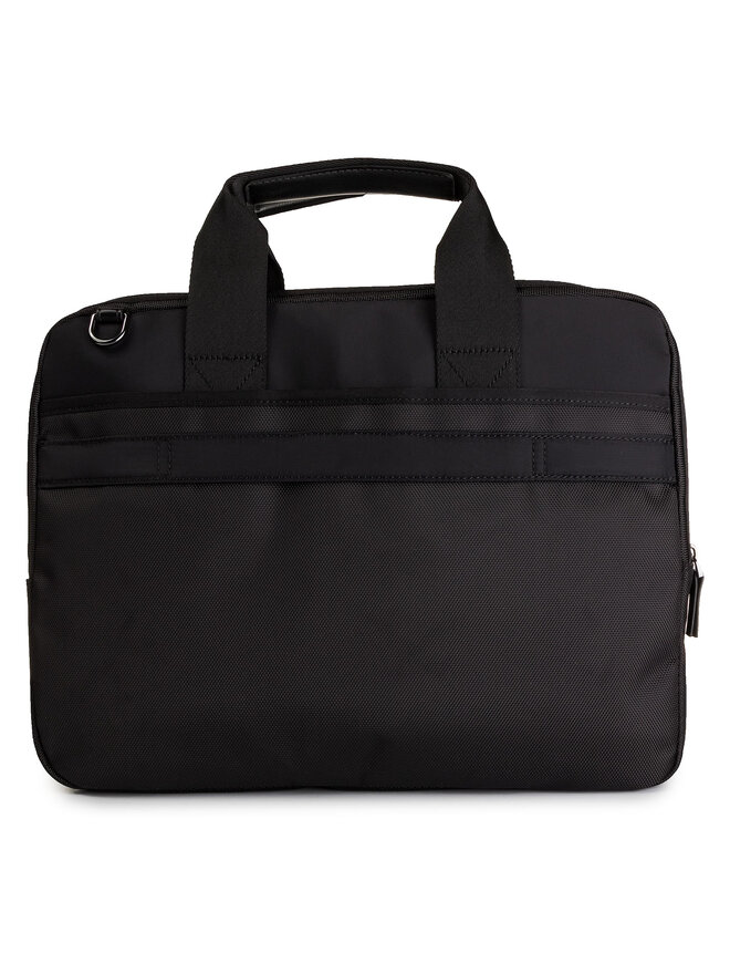 Tommy Hilfiger Laptoptasche Tommy Hilfiger Elevated Nylon Workbag AM0AM05024 Schwarz