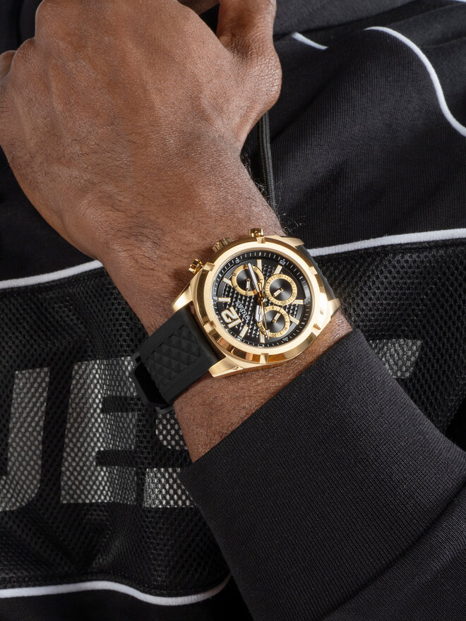 Guess Zegarek Guess Resistance GW0729G2 Czarny