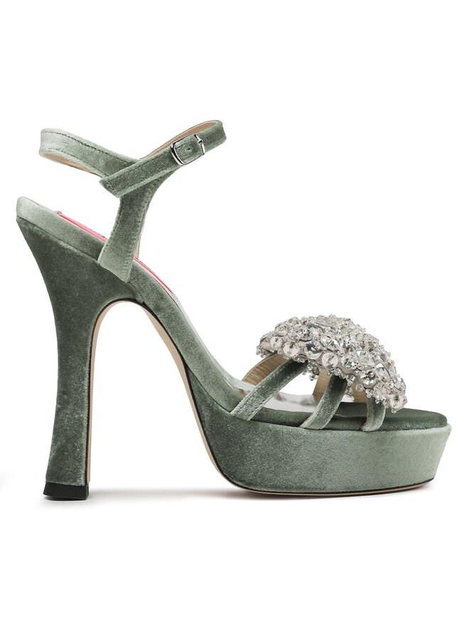 Custommade Sandale Custommade Arlina Crystal Bow 999620047 Verde