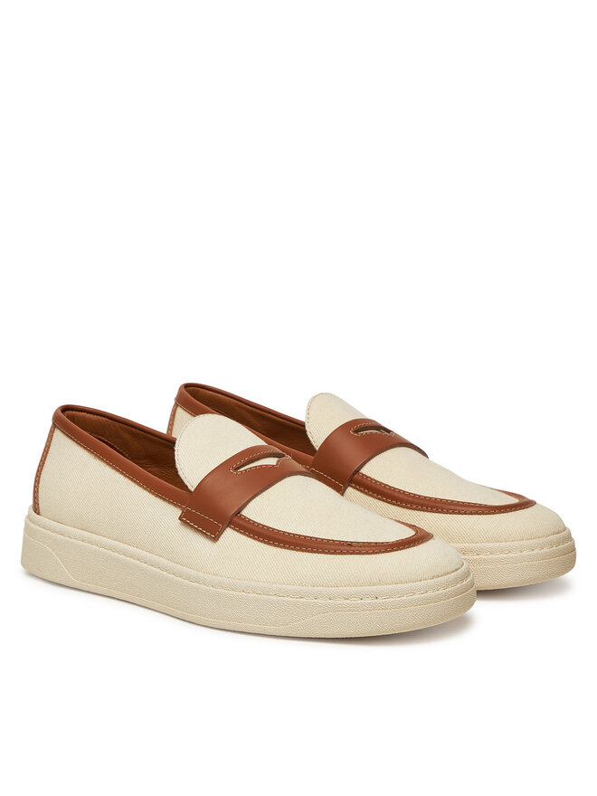 GIUSEPPE ZANOTTI Mokasíny GIUSEPPE ZANOTTI RM50025 Écru
