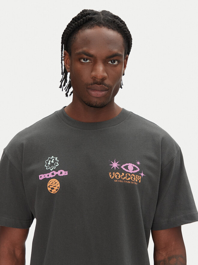 Volcom Volcom Camiseta Filip Rygalski A4312506 Gris Loose Fit