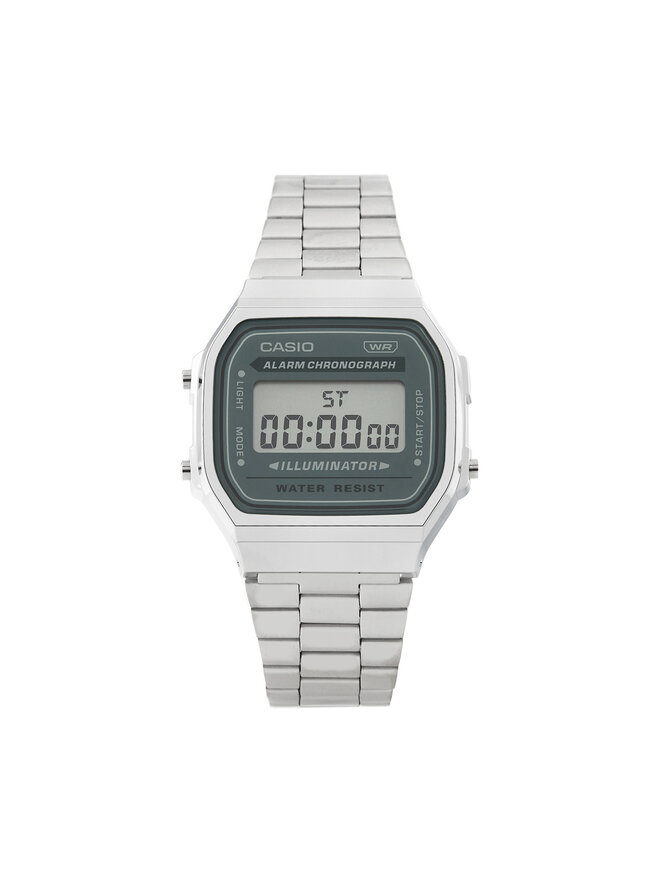Casio Zegarek Casio A168WA-3AYES Srebrny