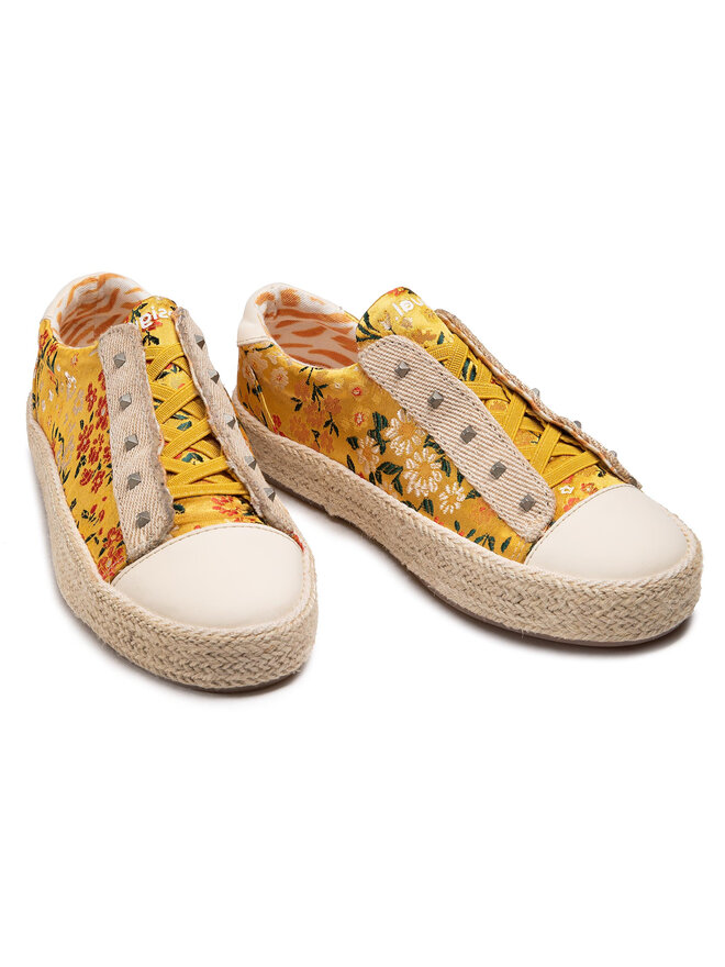 Espadrilles Desigual Honk Kong 21SSHA01 Jaune chaussures