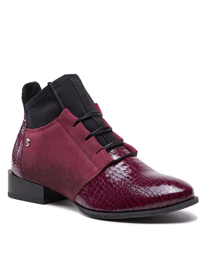 Maciejka Īsie zābaki Maciejka 04744-48/00-7 Bordo