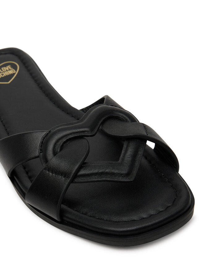 LOVE MOSCHINO Klapki LOVE MOSCHINO JA28092G1MIA0000 Czarny