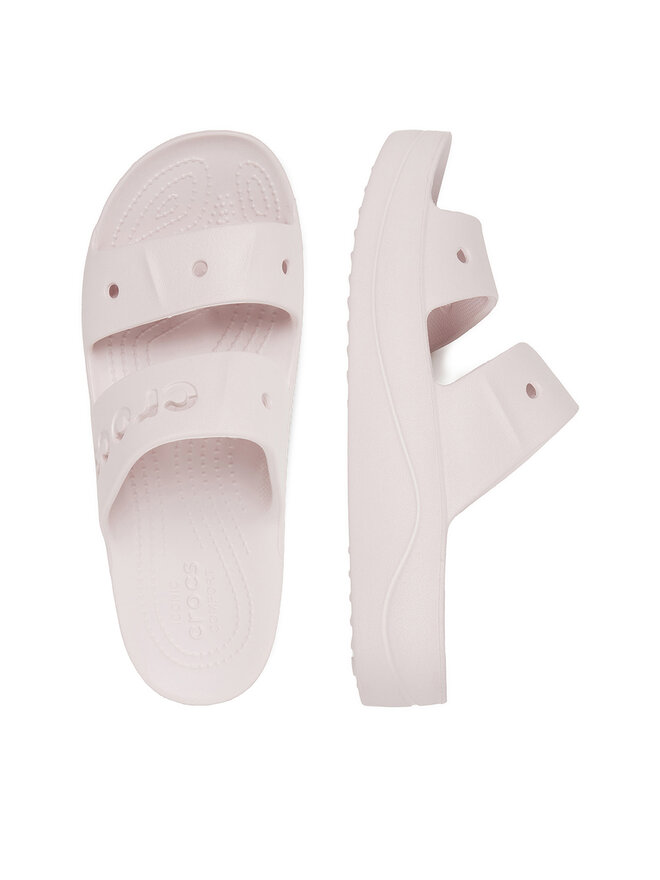 Crocs Παντόφλες Crocs BAYA PLATFORM SANDAL 208188-6PI Ροζ
