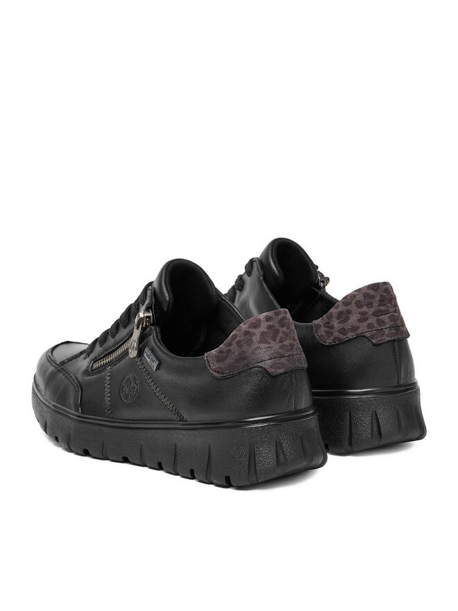Rieker Sneakersy Rieker N1301-01 Czarny