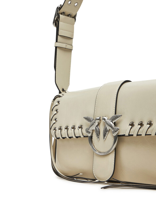 PINKO Rankinė PINKO Love One Classic Slouchy Fl PE 25 PLTT 104524 A28D Smėlio