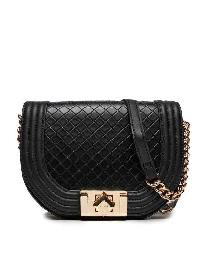 Aldo Handtasche Aldo Saddlebae 13762052 Schwarz