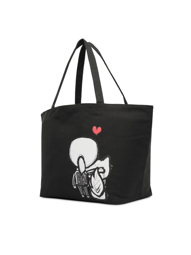 KARL LAGERFELD Ročna torba KARL LAGERFELD B1W50052 Črna