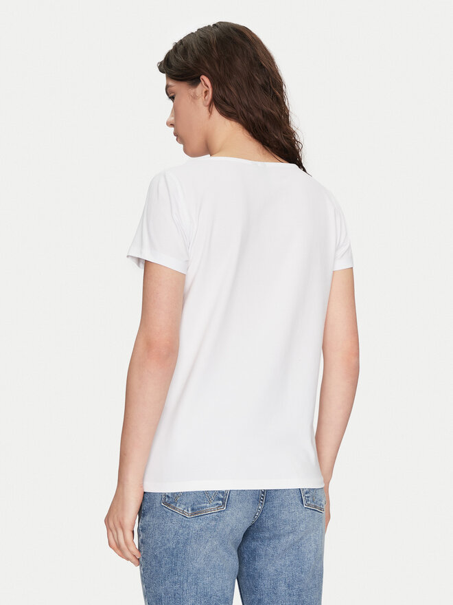 Pieces Pieces T-Shirt Silly 17156926 Λευκό Regular Fit