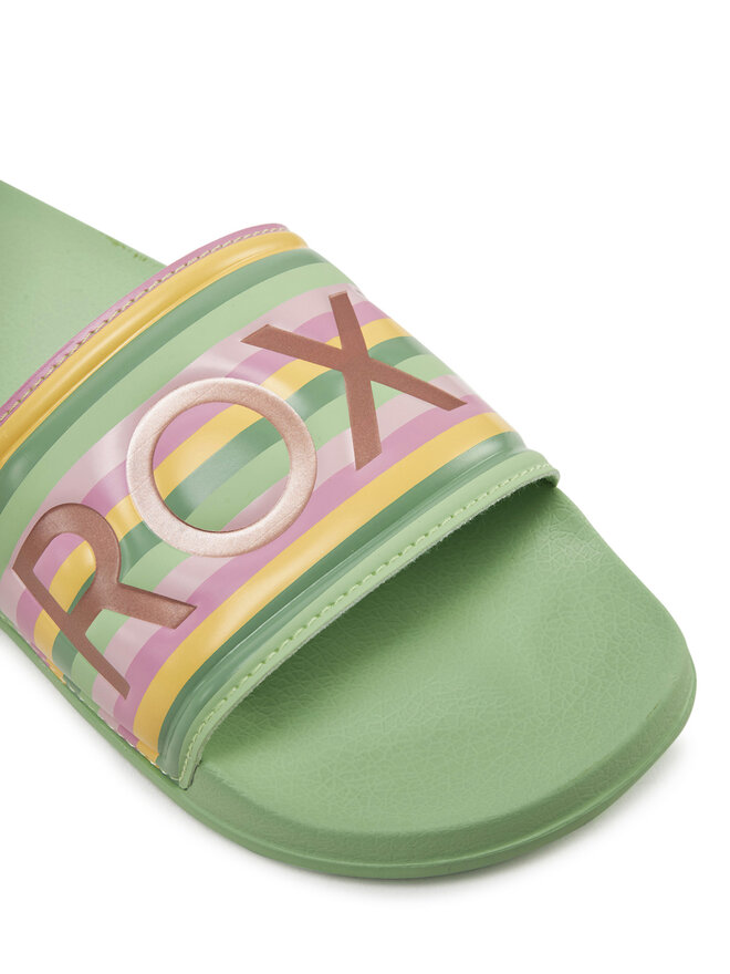 Roxy Шльопанці Roxy ARJL100679 Зелений