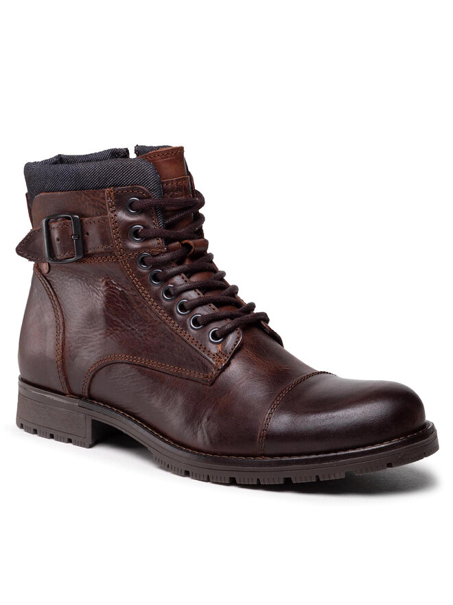 Jack&Jones Čižmy Jack&Jones Jfwalbany 12140938 Hnedá